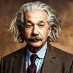 Albert Einstein (imagen generada con IA)