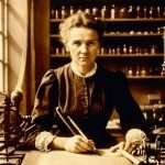 Marie Curie (imagen generada con IA)