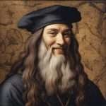 Leonardo da Vinci (imagen generada con IA)