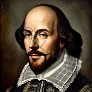 William Shakespeare (imagen generada con IA)